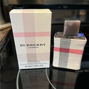 Burberry London.  30 ml. 1 oz. Small amount used.